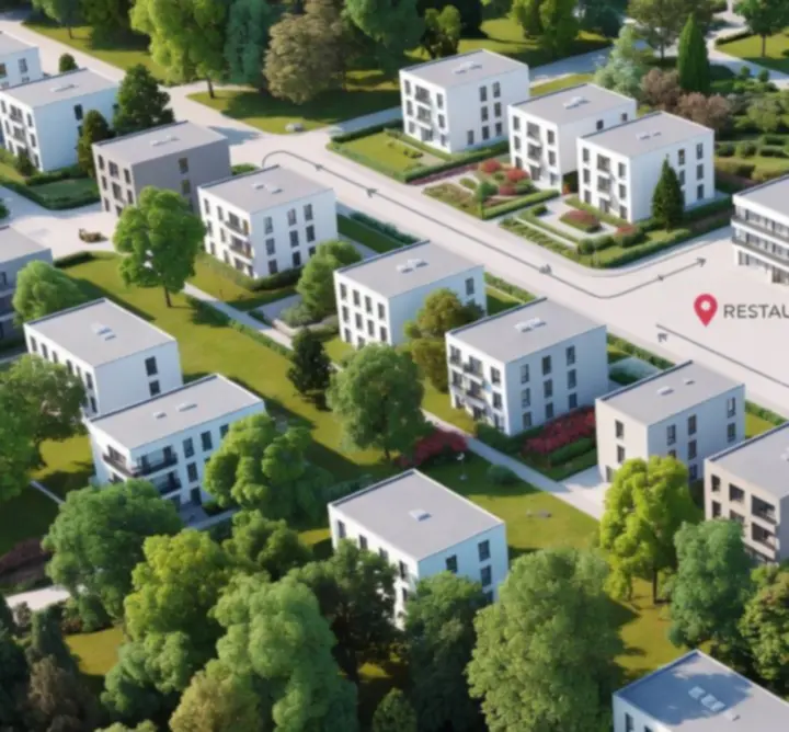Stylizovaná mapa s vyznačením lokality Ceska Klub Zona